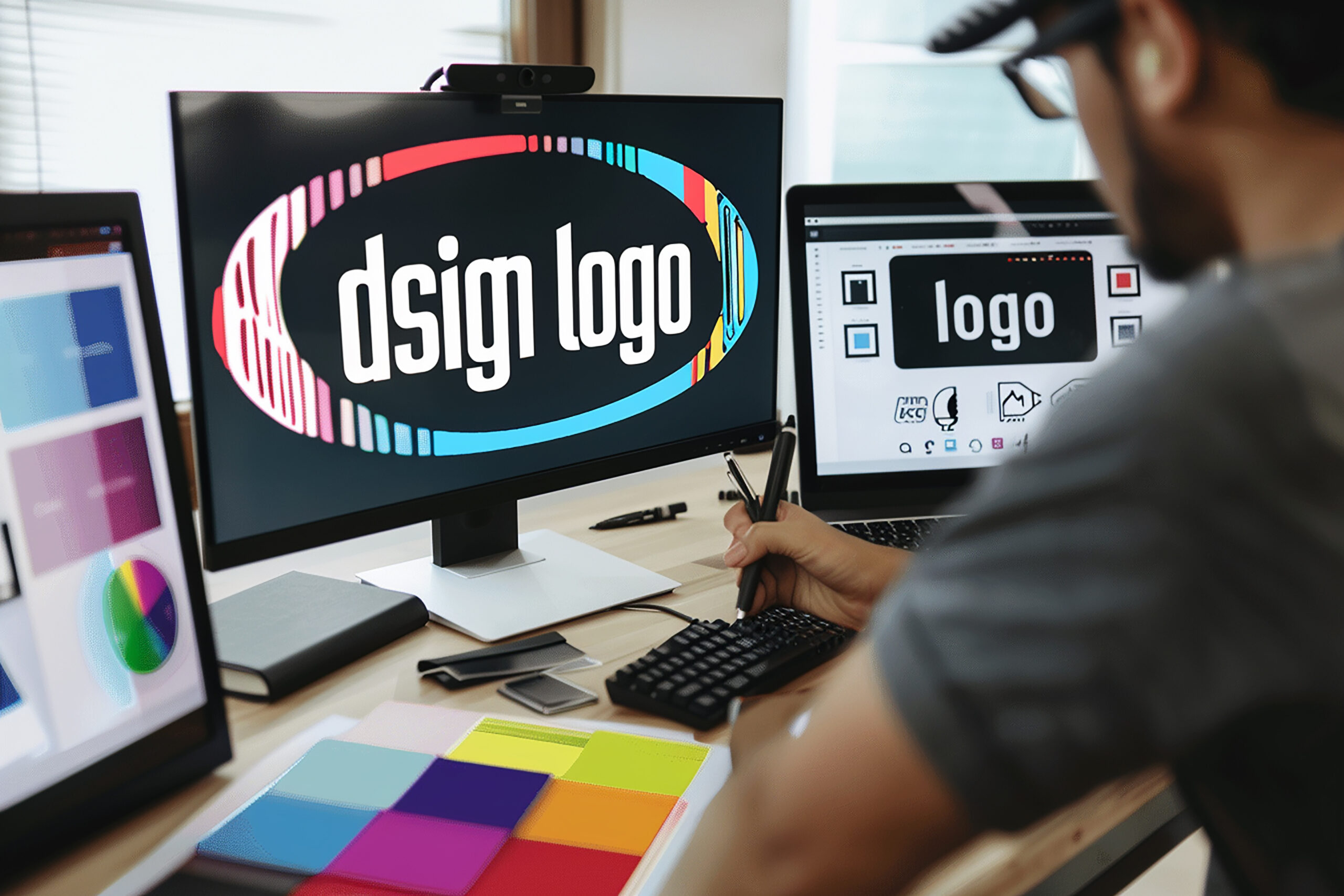 RDS designer thinking to create company best logo